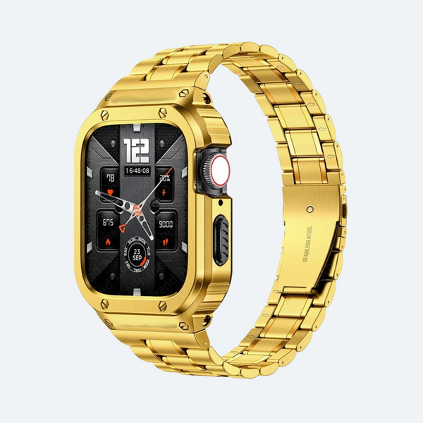 Apple watch gold stainless steel case online